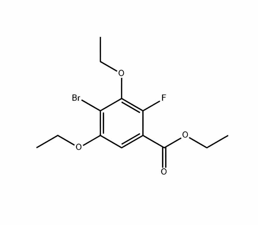 苯甲酸，4-溴-3,5-二乙氧基-2-氟-，乙酯